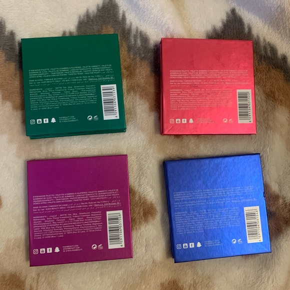 Huda Beauty Obsessions Eyeshadow Palette Set - Emerald, Ruby, Amethyst, Sapphire - Picture 2 of 8